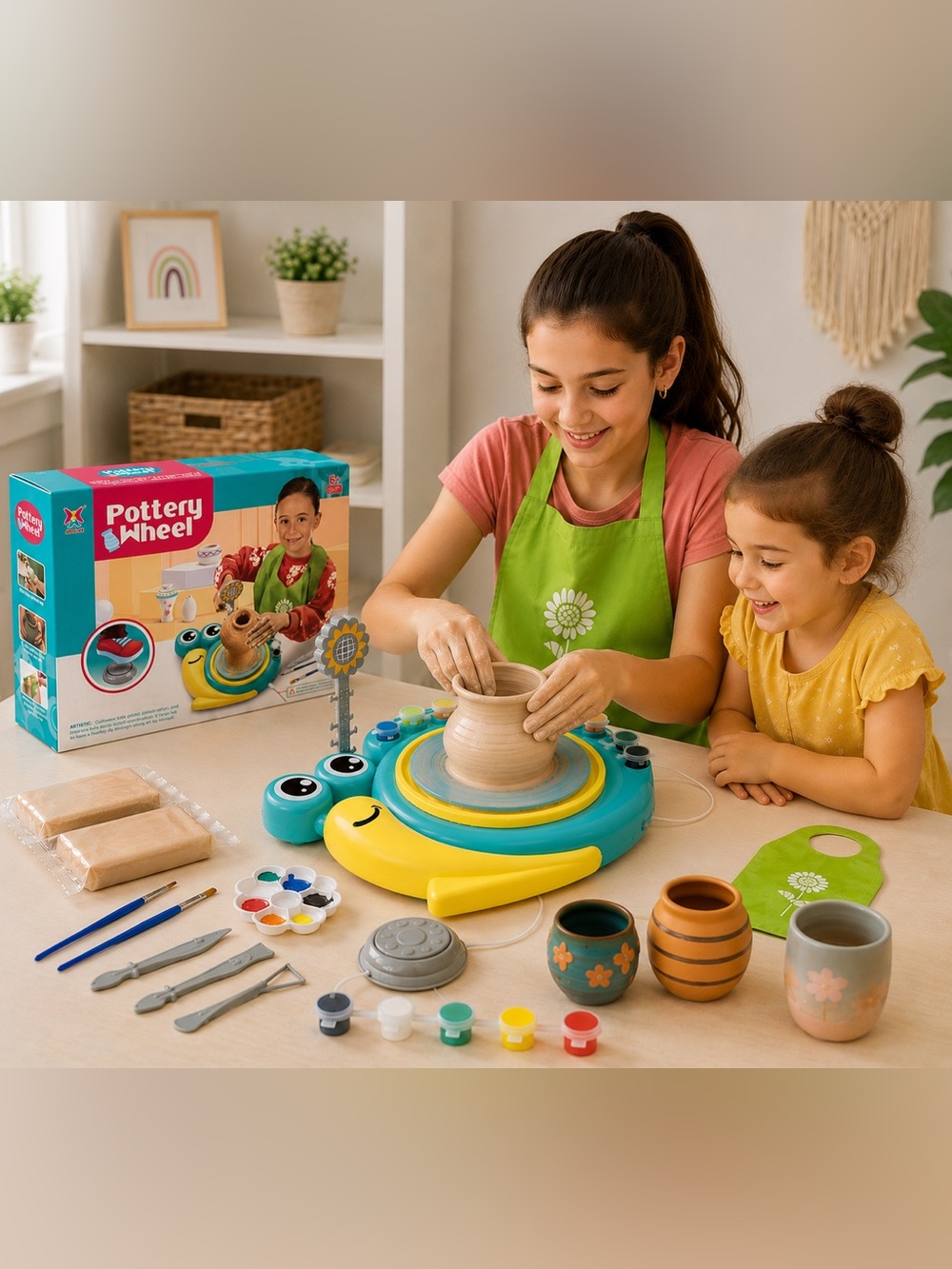 Kids Pottery Wheel Playset by